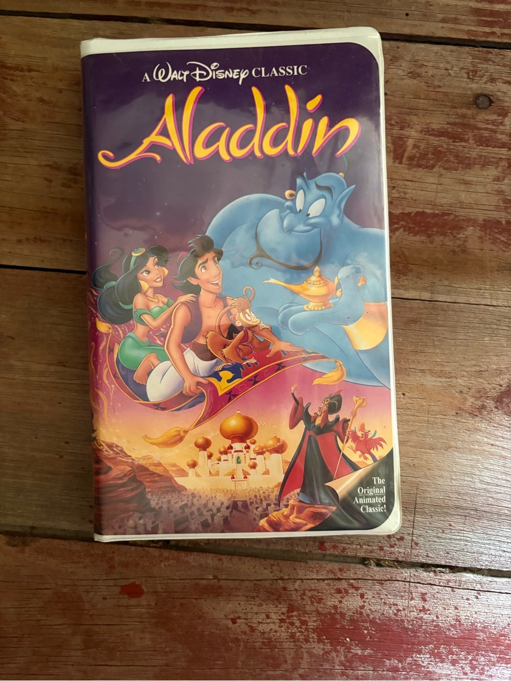 Walt Disney Classic Aladdin VHS - Purple & Blue Cover